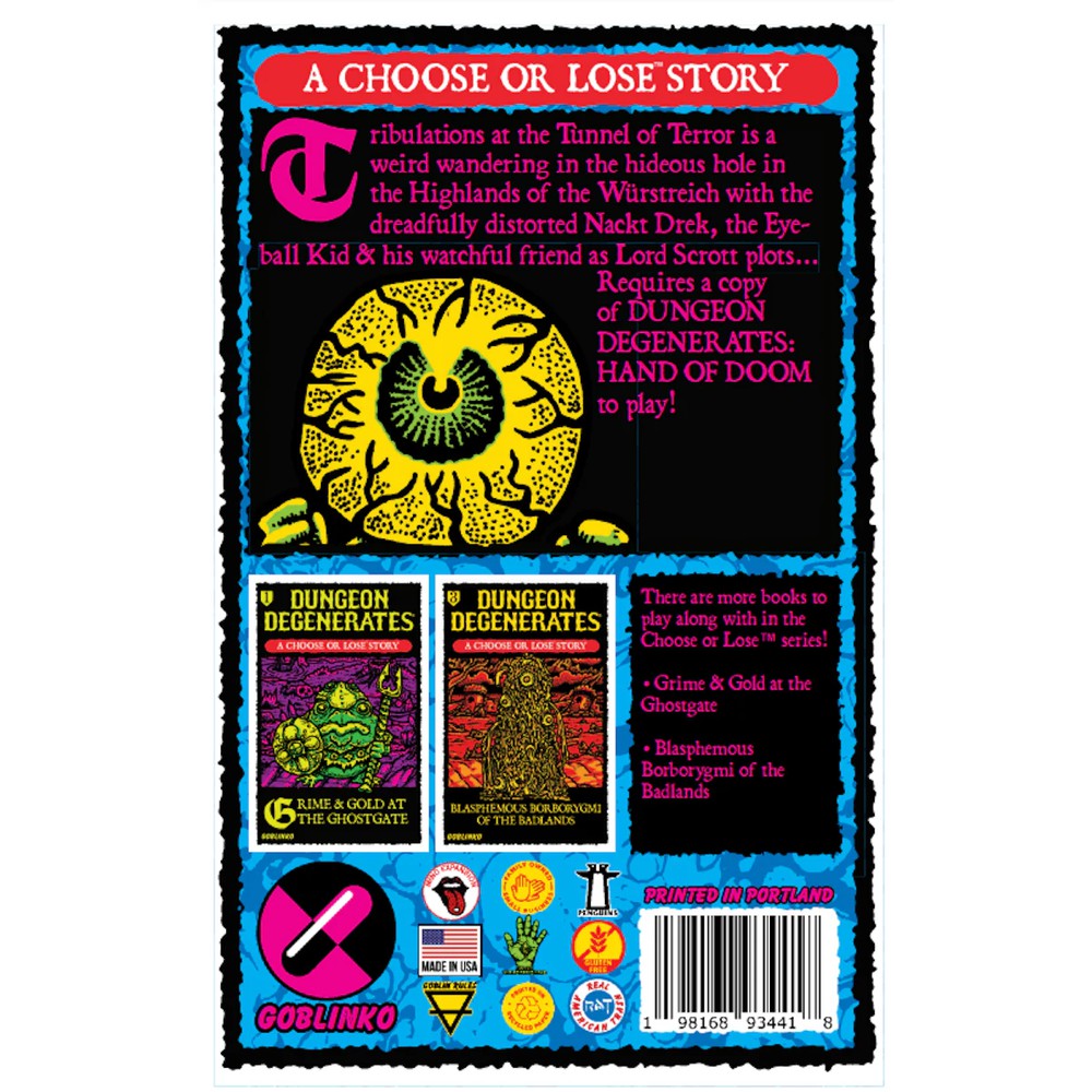 Choose or Lose 2: Tribulations At The Tunnel of Terror