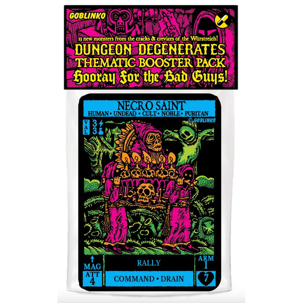 Dungeon Degenerates: Hooray For The Bad Guys booster