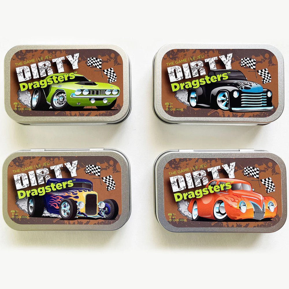 Dirty Dragsters: Blue & Orange Cars