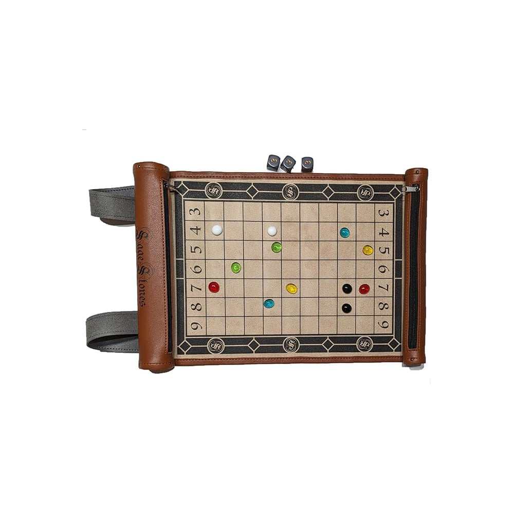 Sage Stones Scroll - Brown