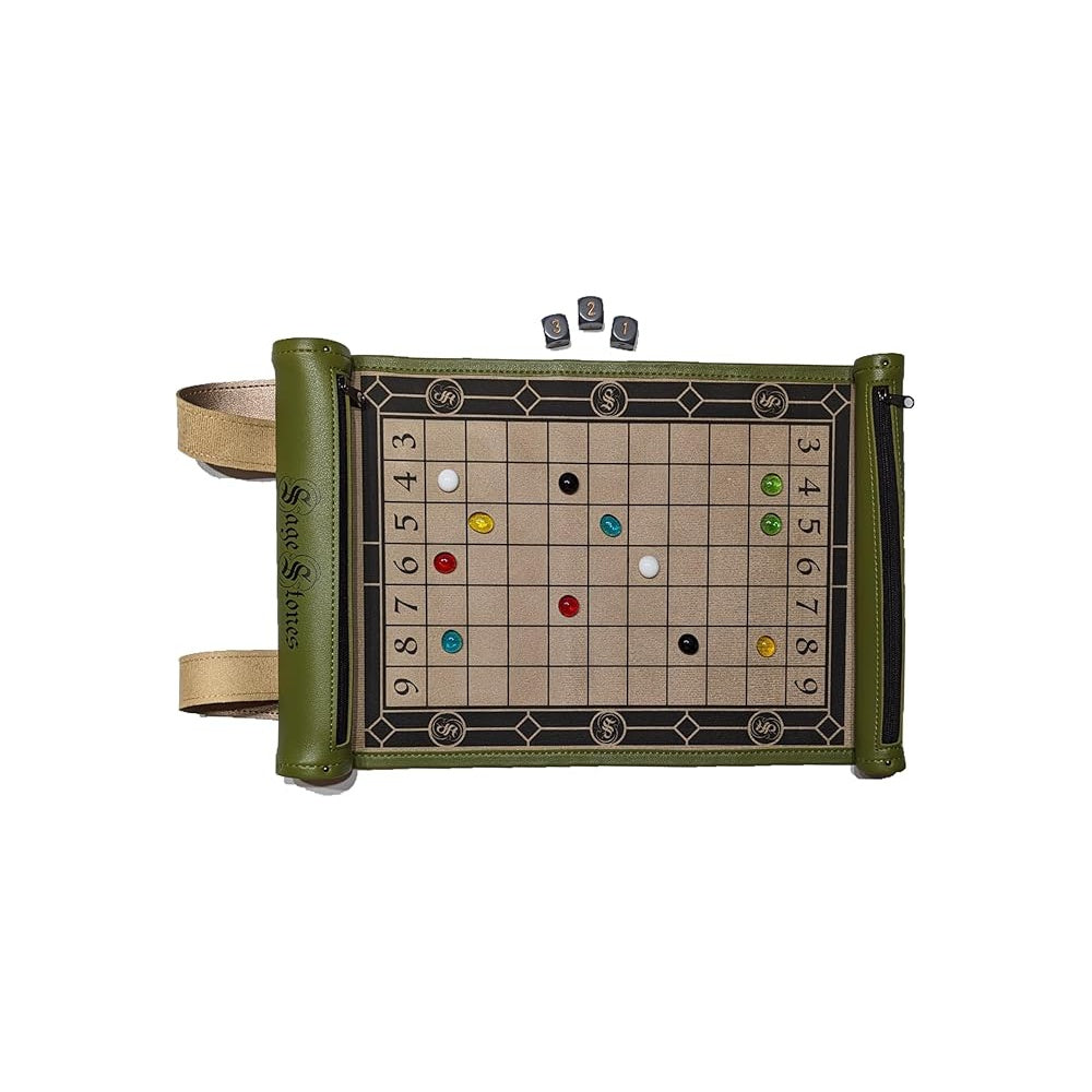 Sage Stones Scroll - Green