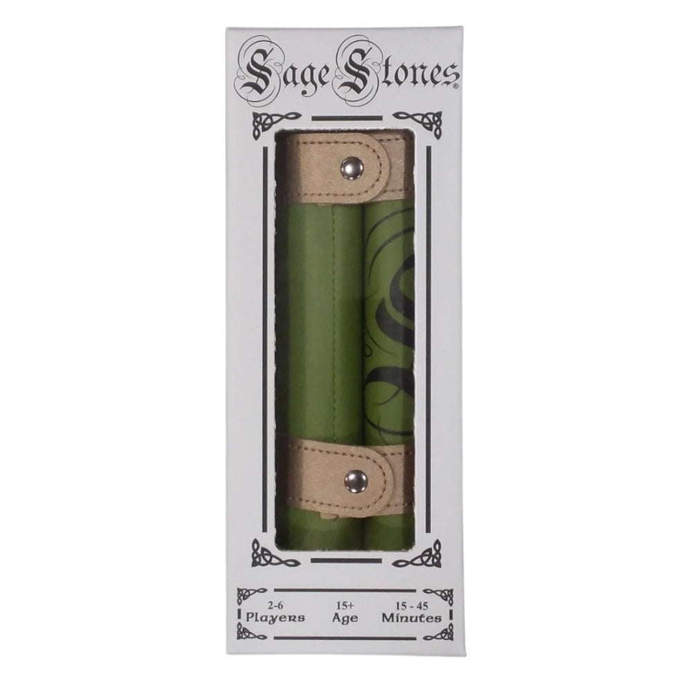 Sage Stones Scroll - Green