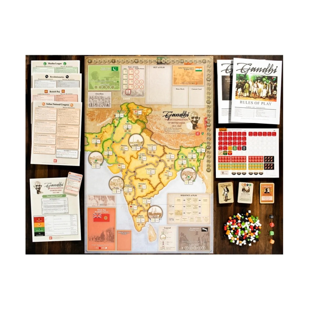 GMT Games - Gandhi Mounted Map
