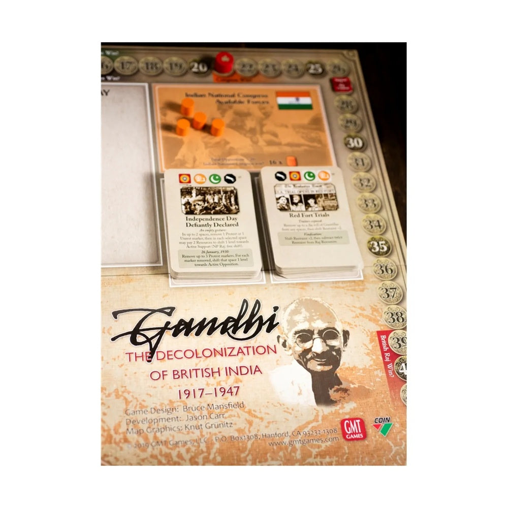 GMT Games - Gandhi Mounted Map