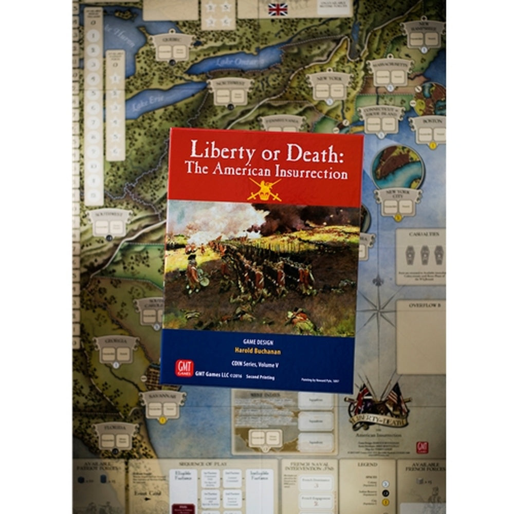 GMT Games - Liberty or Death Mounted Map