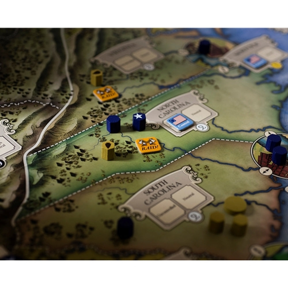 GMT Games - Liberty or Death Mounted Map