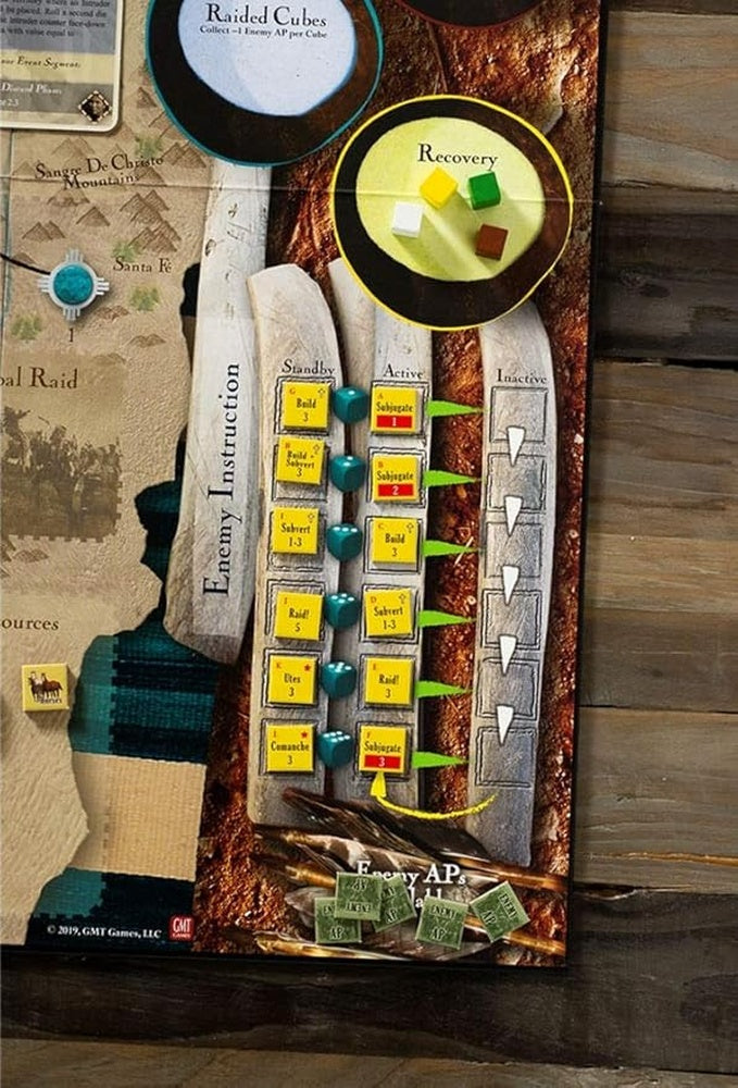 GMT Games - Navajo Wars Mounted Map