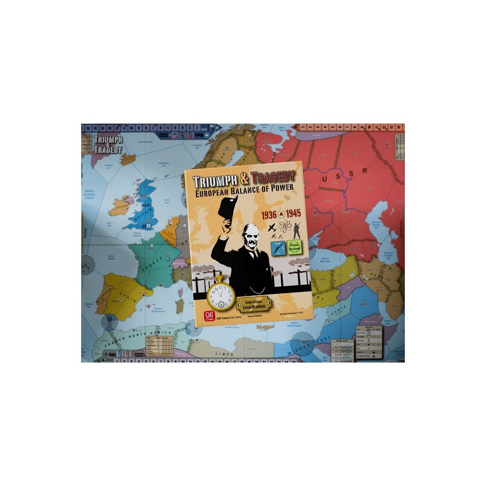 GMT Games - Triumph and Tragedy Mounted Map