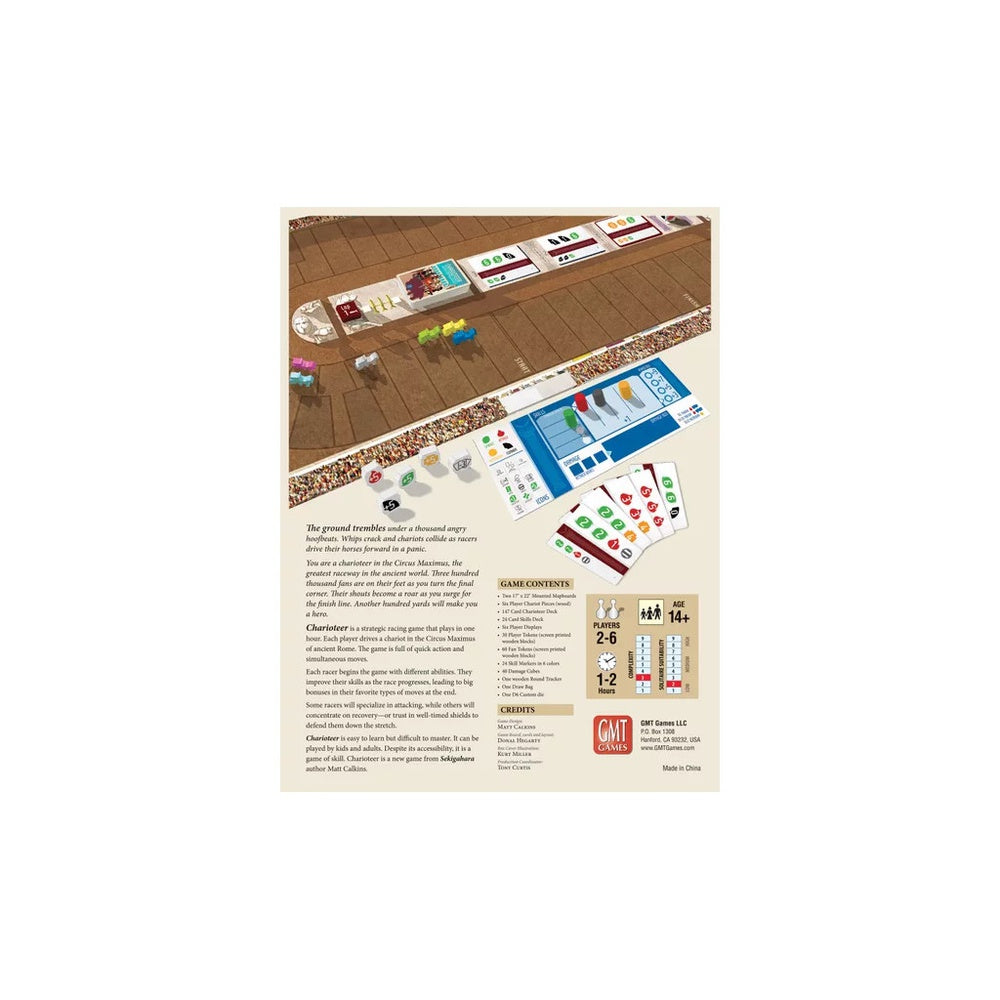 GMT Games - Charioteers Mounted Map