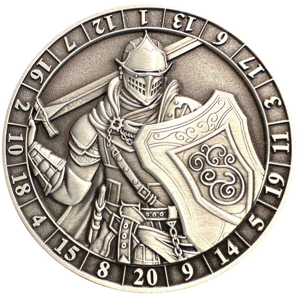 Dice Coin D20 Paladin