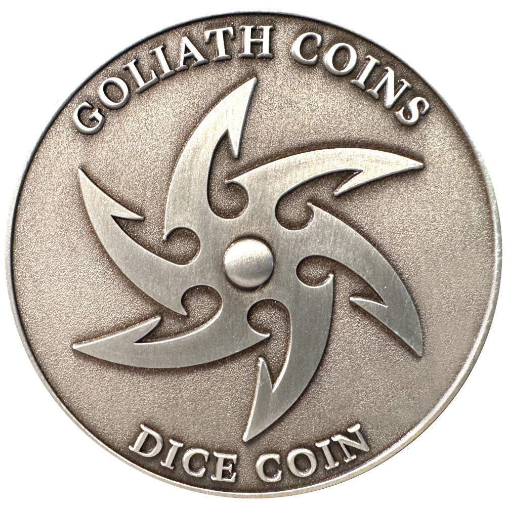 Dice Coin D20 Skeleton