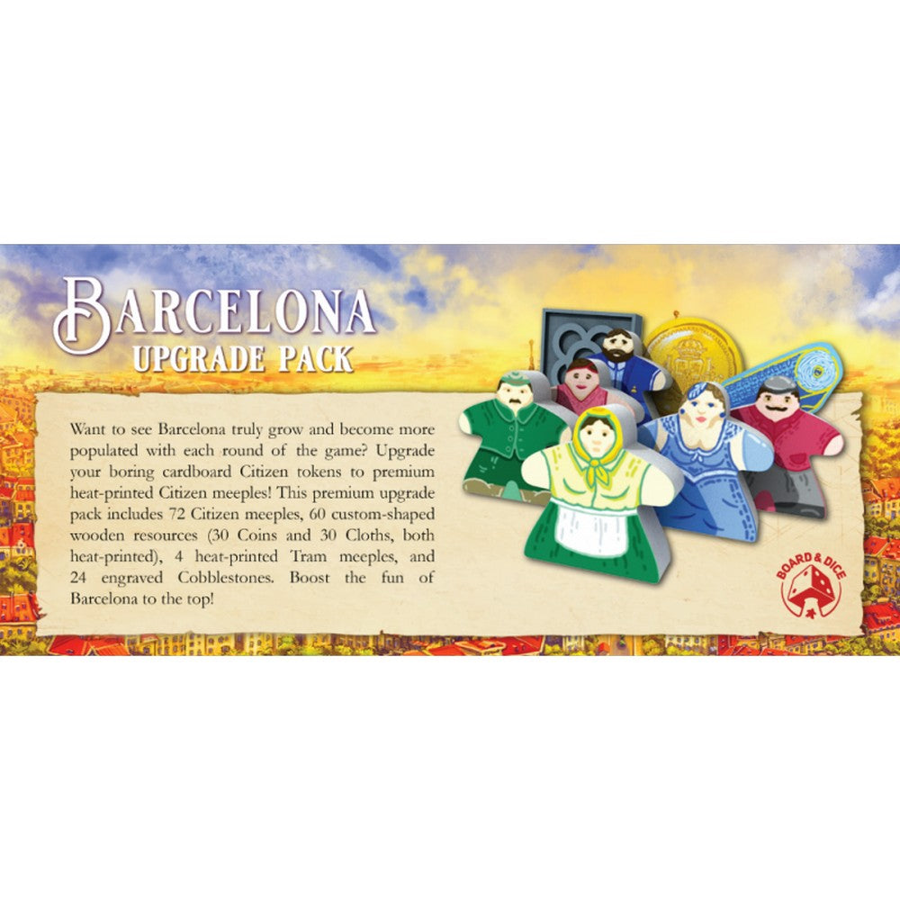 Barcelona: Upgrade Pack (Board & Dice Accessories)