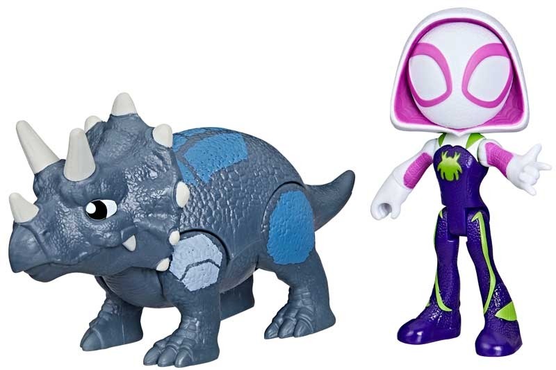 Spidey And His Amazing Friends -  Hero Dino Webs Fig Assortment (4)