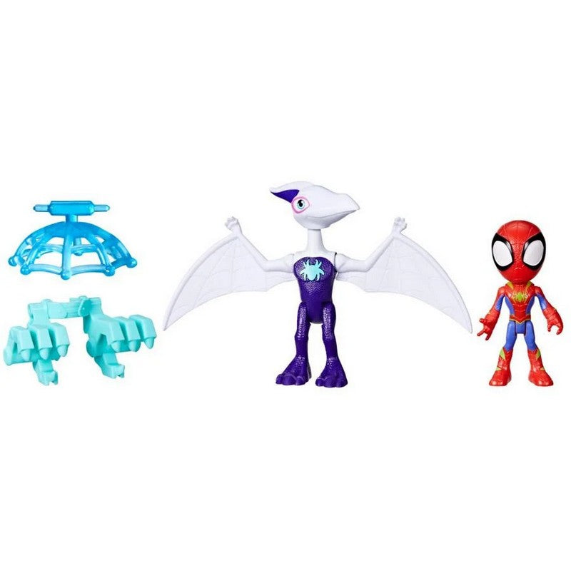 Spidey And His Amazing Friends -  Lg Dino Hero Acsry Assortment (4)