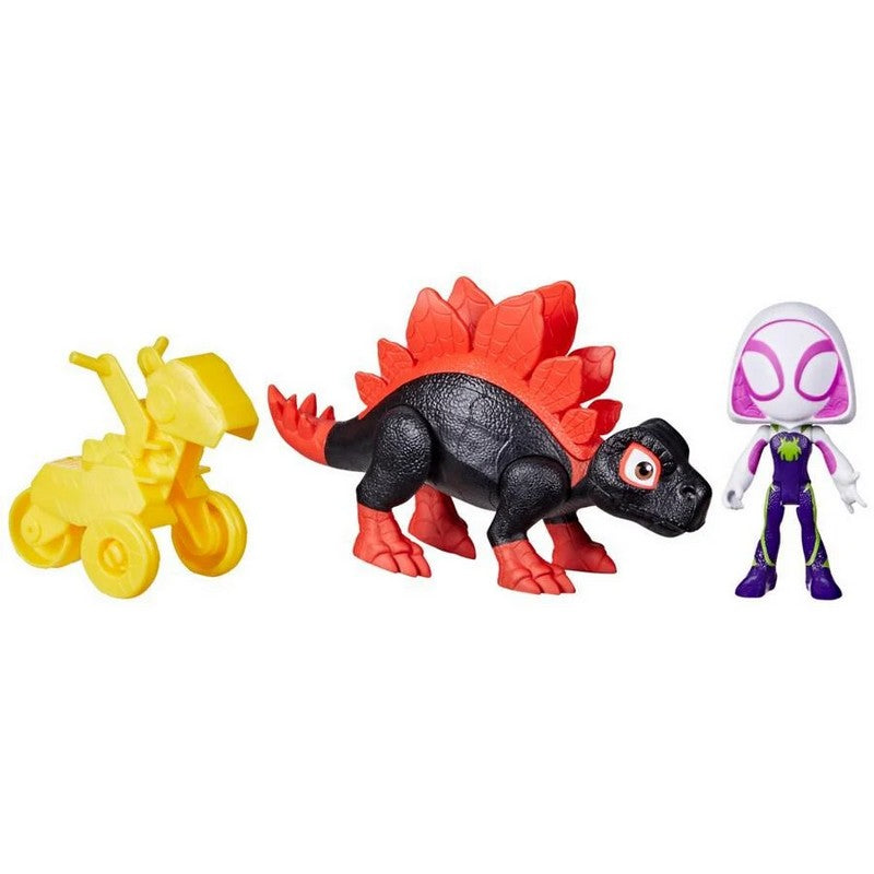 Spidey And His Amazing Friends -  Lg Dino Hero Acsry Assortment (4)