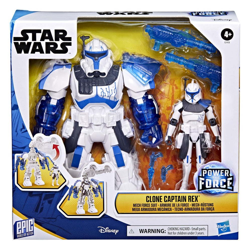 Star Wars -  4In Capt Rex Mech Suit