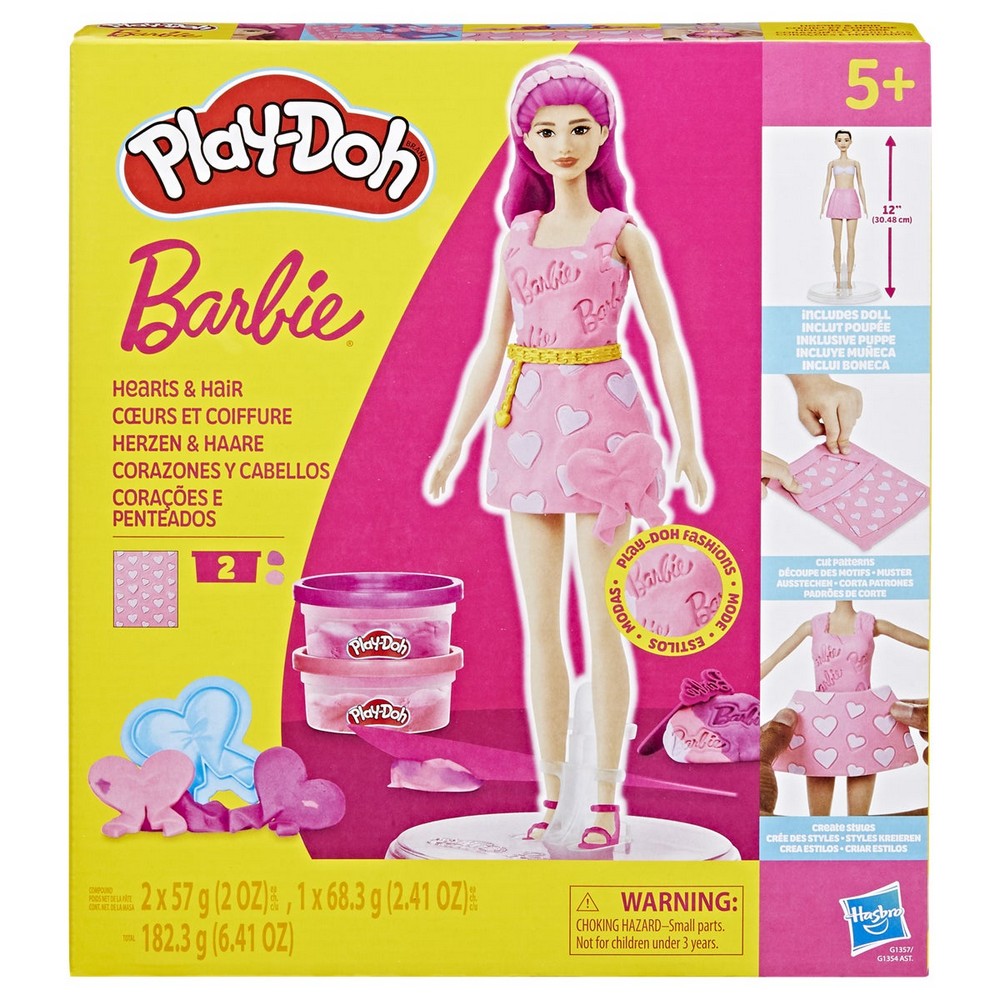 Playdoh - Barbie Designer Dolls Assortment (6)