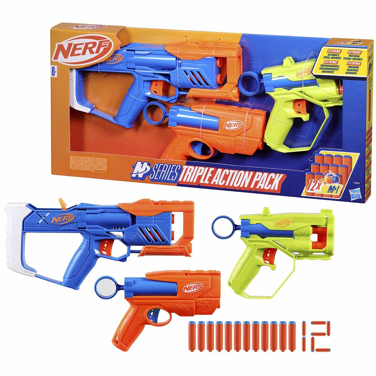 Nerf - N Series Triple Action Pack