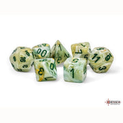 CHX 22409 Marble Mega-hedral Green/dark green 7-Die Set