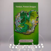 GamerMats: Timber - Forest Dragon Pin
