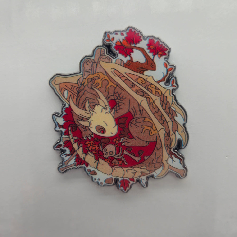 GamerMats: Bones - Carrion Dragon Pin