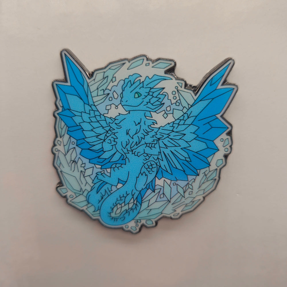 GamerMats: Shiver - Ice Dragon Pin