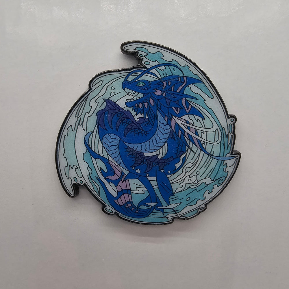 GamerMats: Tiden - Water Dragon Pin