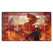 GamerMats: Red Mage Flesh and Blood Compatible Zone Mat - Playmat