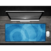 GamerMats: Blue Circles - Deskmat