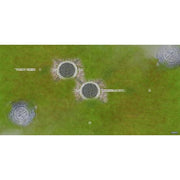 GamerMats: Stone Ruins - XL Wargame Mat - 36" x 72