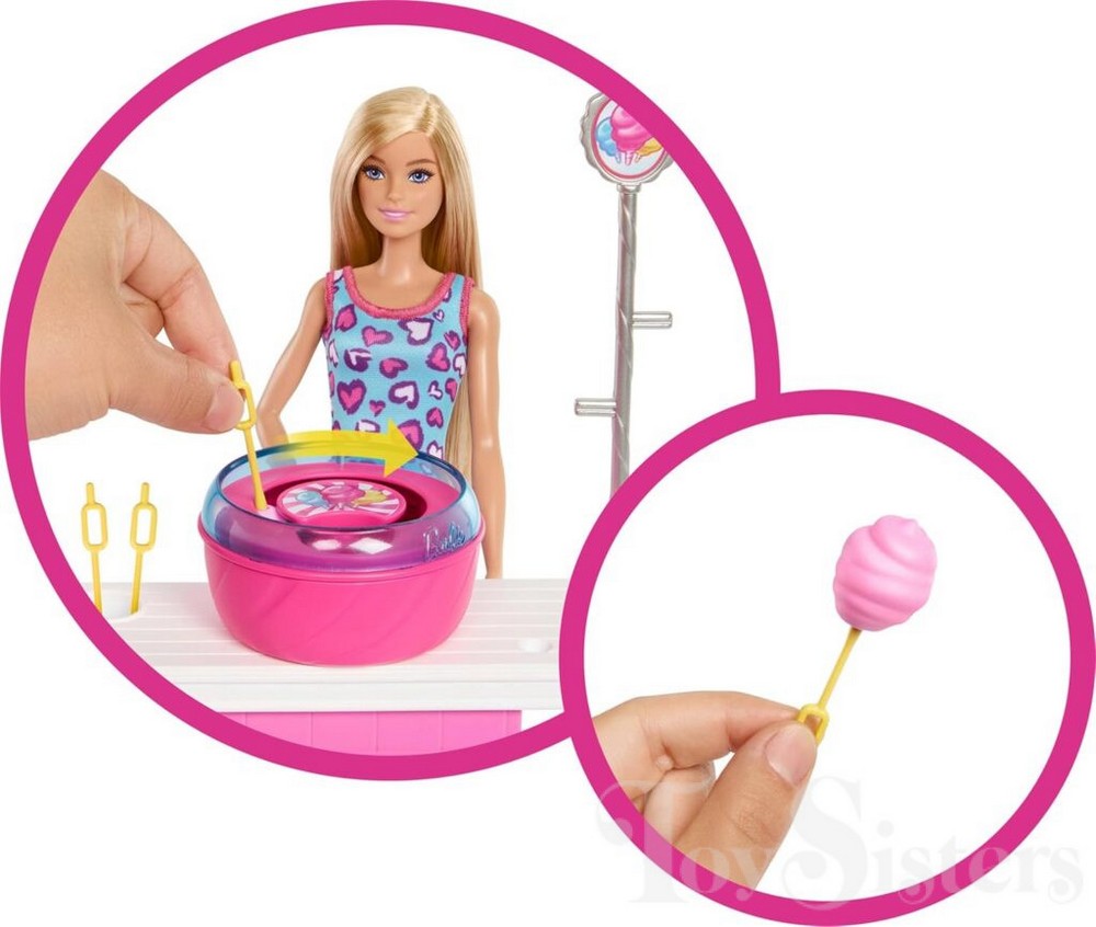 Barbie - Family - Cotton Candy & Game Playset
