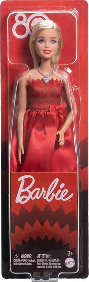 Barbie - Ave - 80Th Anniversary Ruby Red Doll