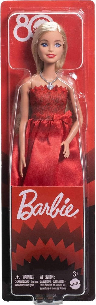Barbie - Ave - 80Th Anniversary Ruby Red Doll