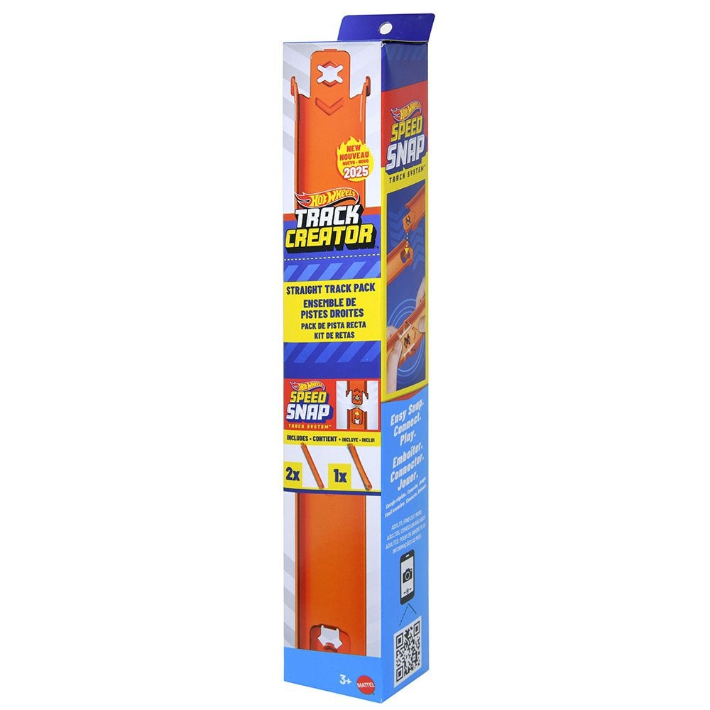 Hot Wheels - Tracks And Playsets - New Hw Track Creator Straight Track Pack