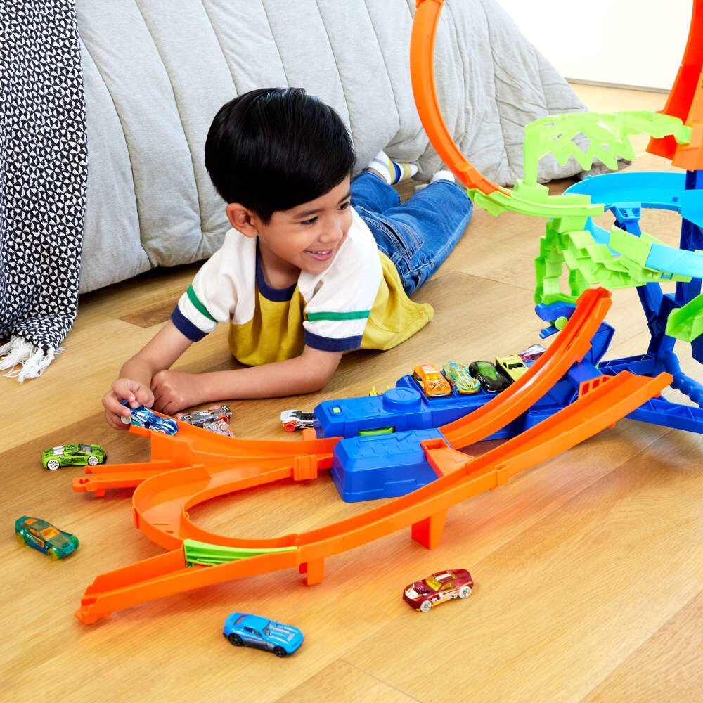 Hot Wheels - Tracks And Playsets - Hw Mid-Air Multi-Crash (New Tvd)