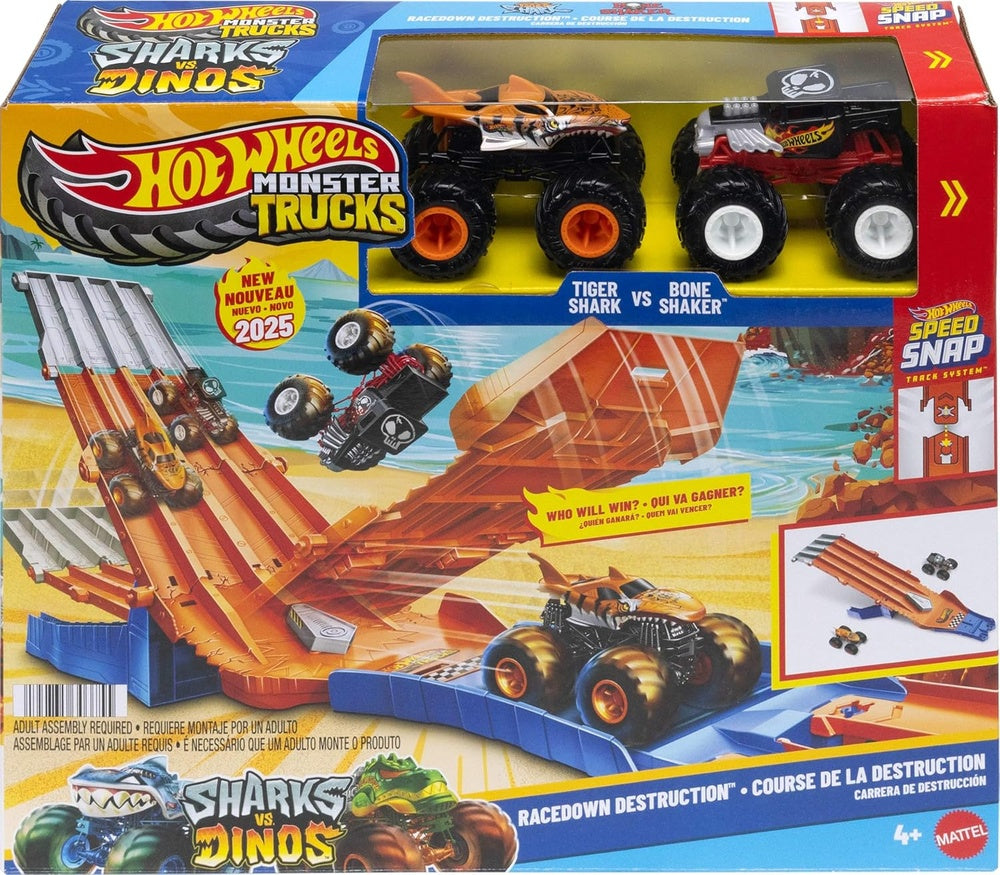 Hot Wheels - Monster Trucks - Hwmt Downhill Destruction (Ec)
