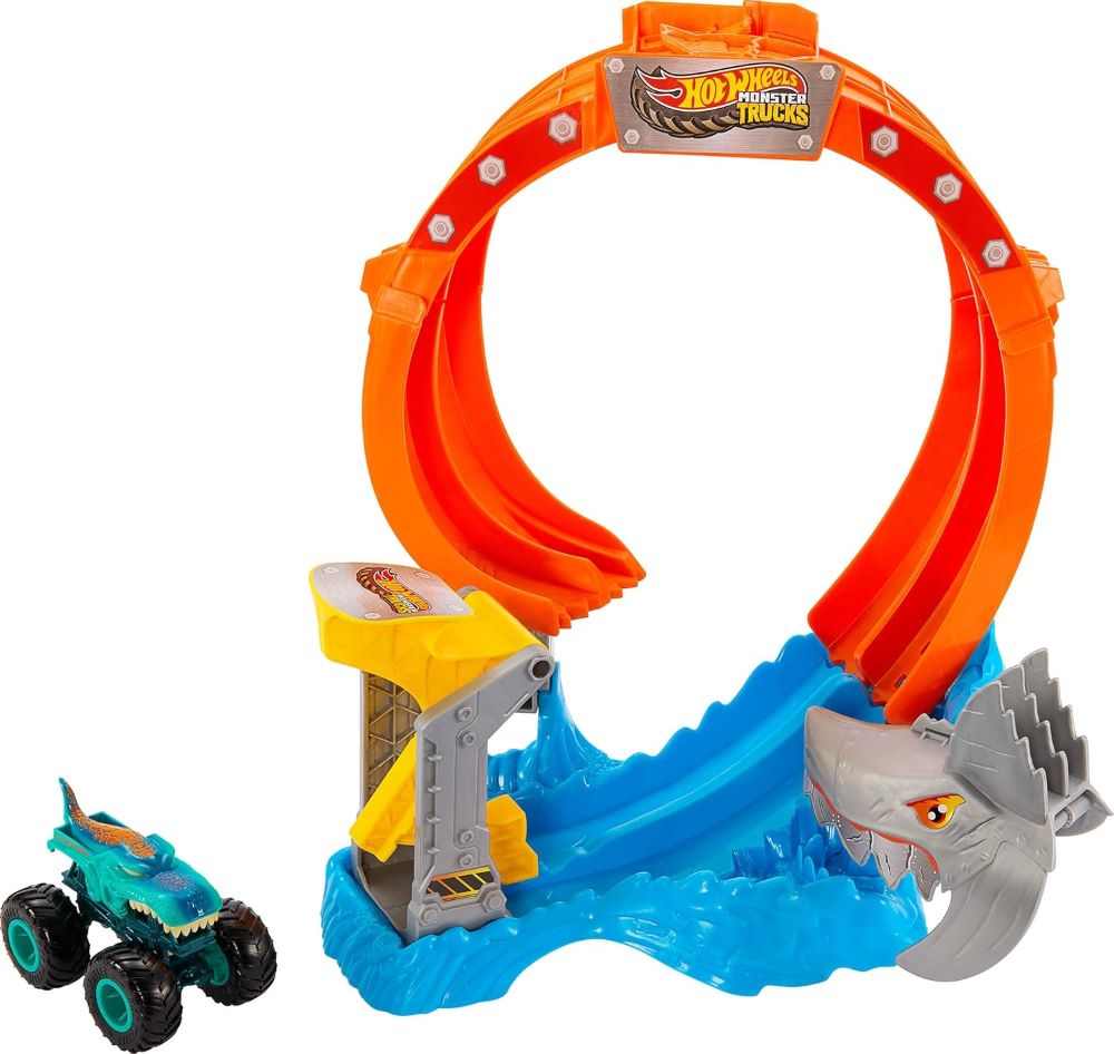 Hot Wheels - Monster Trucks - Hwmt Corkscrew Shark Smash (Tgt)