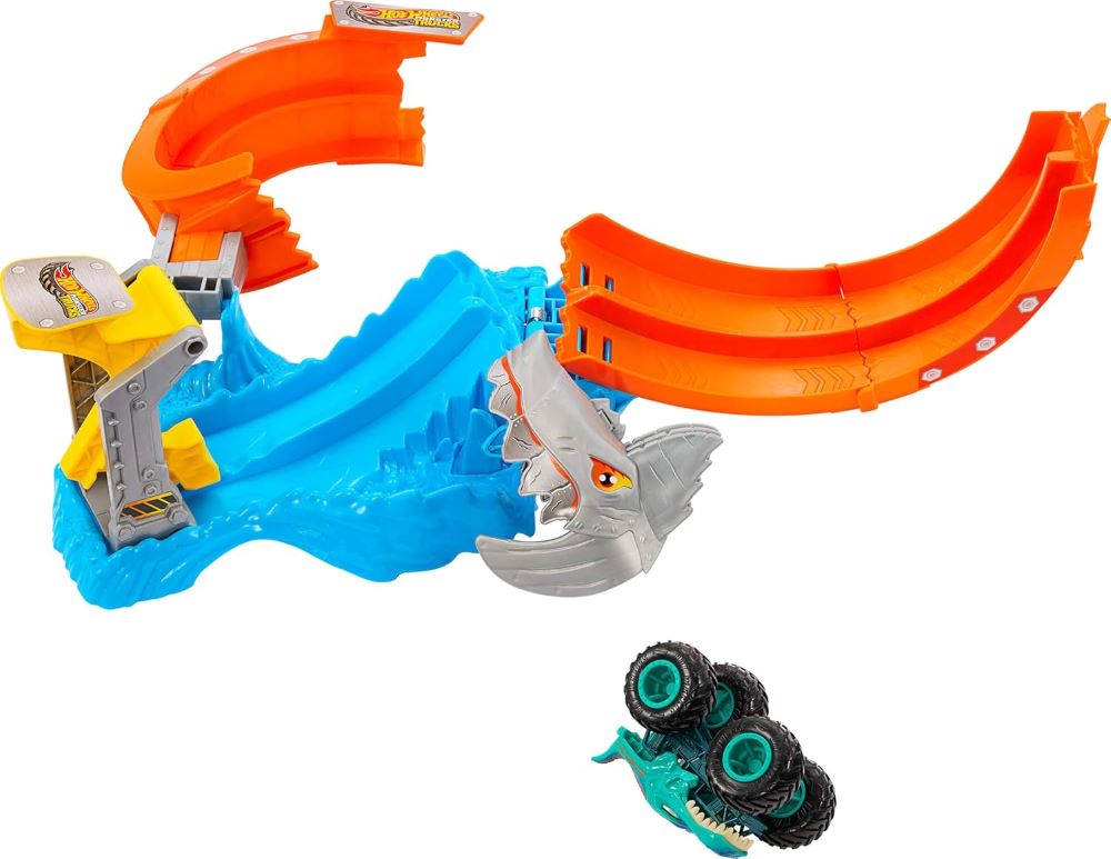 Hot Wheels - Monster Trucks - Hwmt Corkscrew Shark Smash (Tgt)