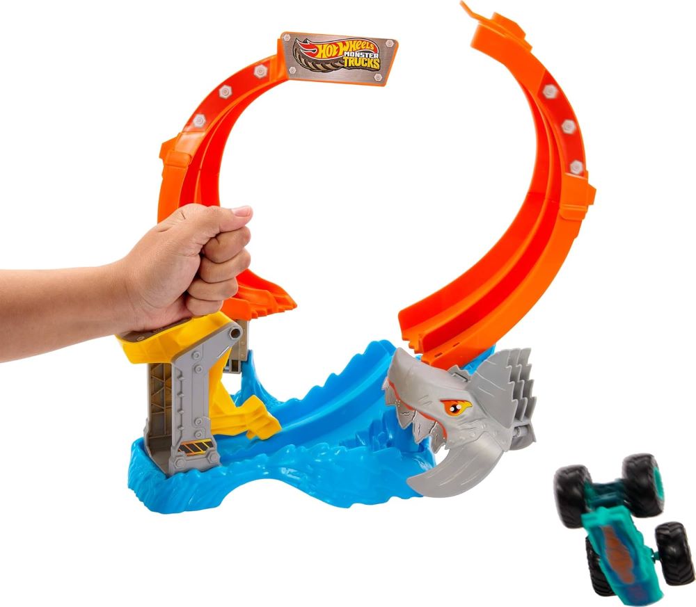 Hot Wheels - Monster Trucks - Hwmt Corkscrew Shark Smash (Tgt)