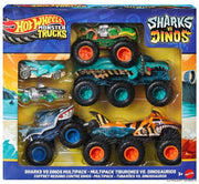Hot Wheels - Monster Trucks - Hwmt Sharks Vs. Dinos Multipack