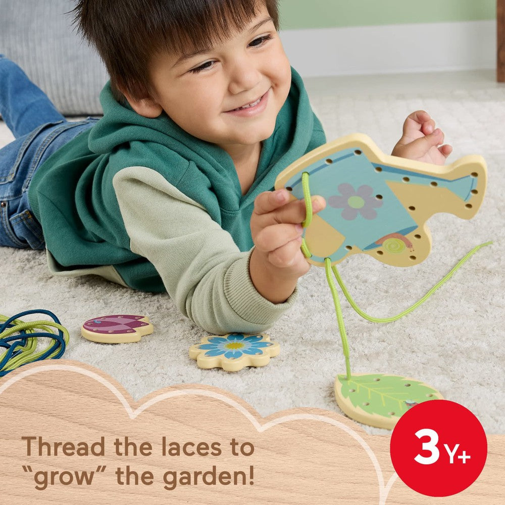 Infant Toys - Wooden Threading Garden