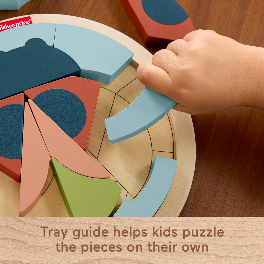 Infant Toys - Wooden Lady Bug Puzzle