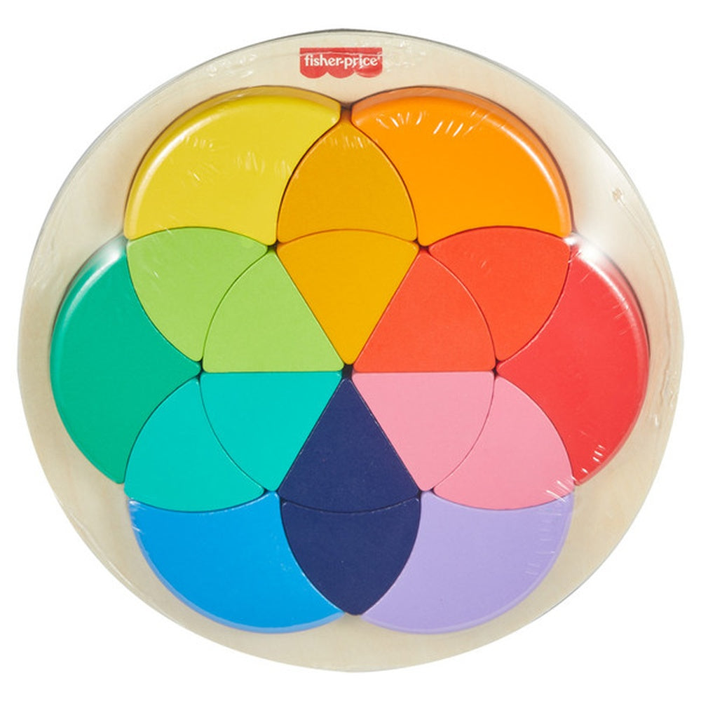 Infant Toys - Wooden Color Wheel Puzzle