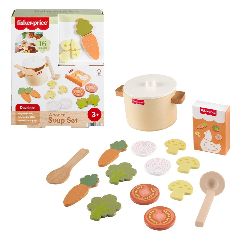 Infant Toys - Wooden Veggie Soup