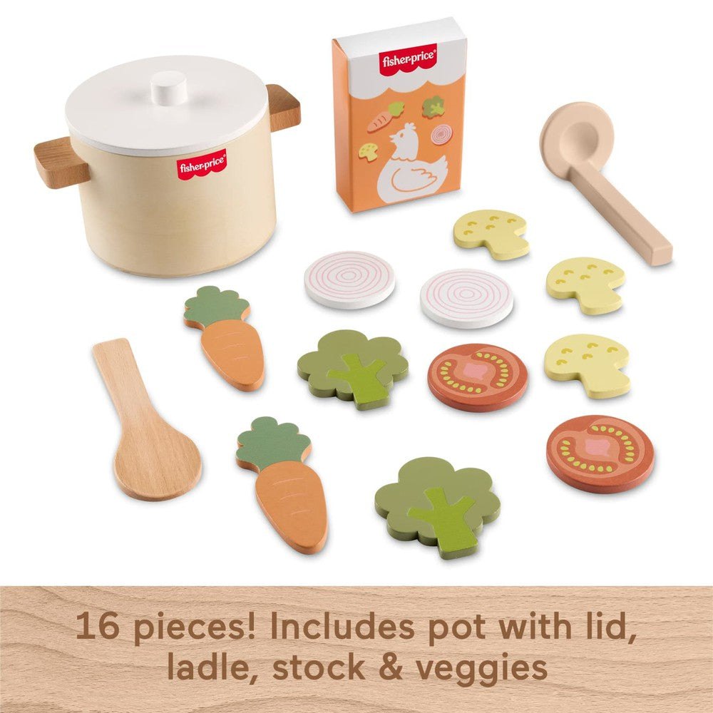 Infant Toys - Wooden Veggie Soup