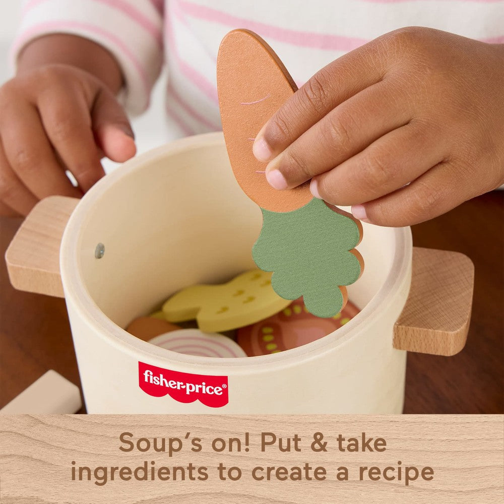 Infant Toys - Wooden Veggie Soup