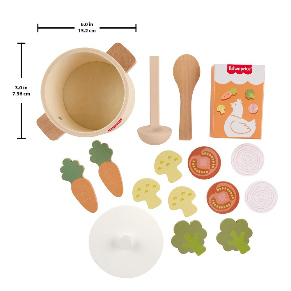 Infant Toys - Wooden Veggie Soup