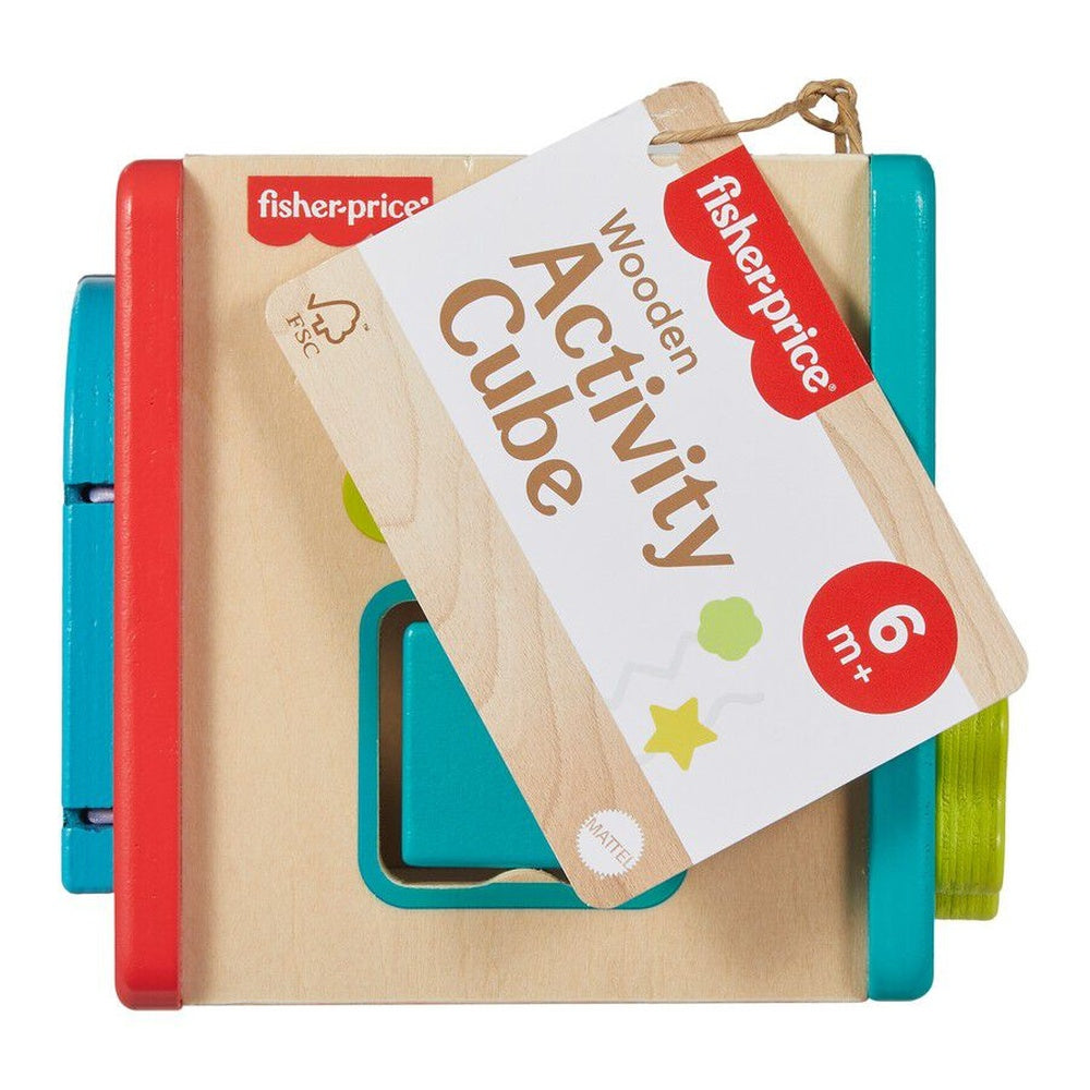 Infant Toys - Wooden Activity Cube