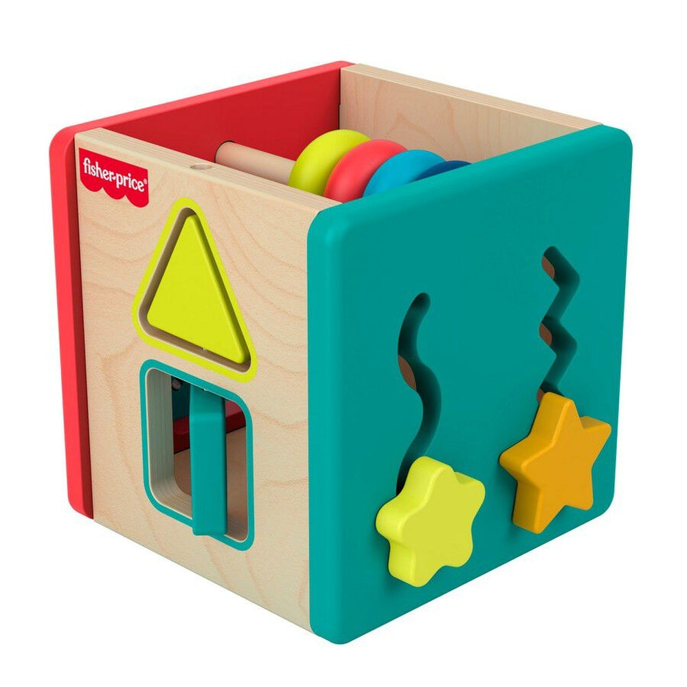 Infant Toys - Wooden Activity Cube