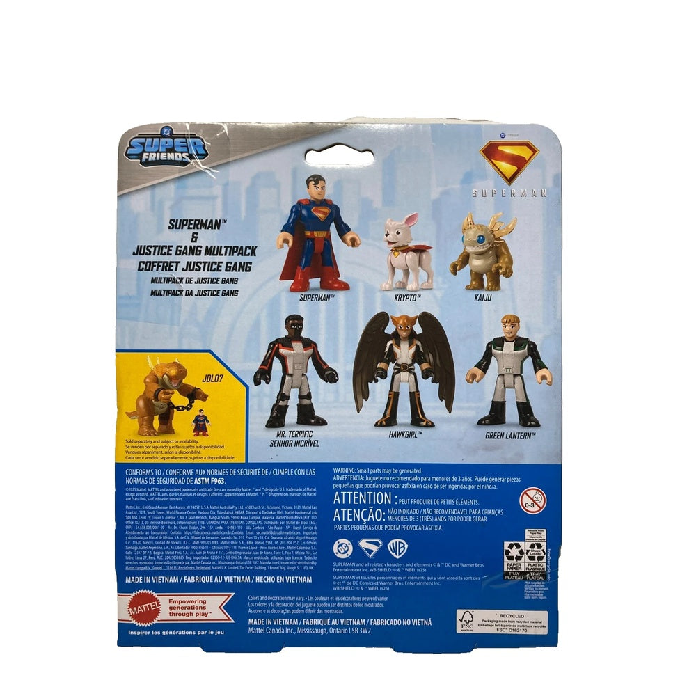 Imaginext - Dcsf Superman Multipack F25